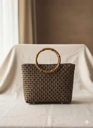 WOODEN HANDLE BAG