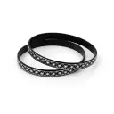 Handcrafted Bidri Silver Inlay Star work Bangle Pai