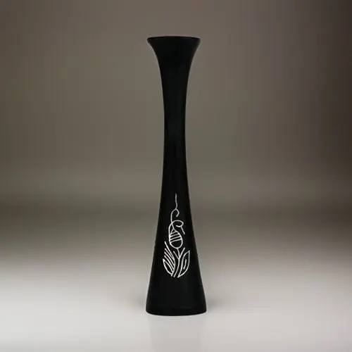 Bidri Silver Long vase